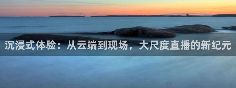 蓝鲸直播 app：沉浸式体验：从云端到现场，大尺度直播的新纪元